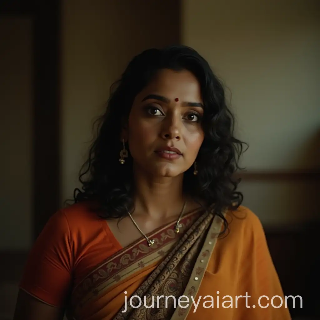 Makrand-Deshpande-Reimagined-in-Female-Look-with-Saree-for-Thriller-Movie