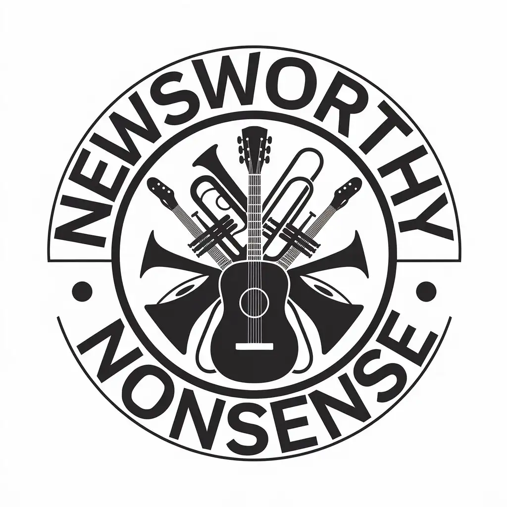 LOGO Design for Newsworthy Nonsense Instruments with a Moderate and Clear Background Theme