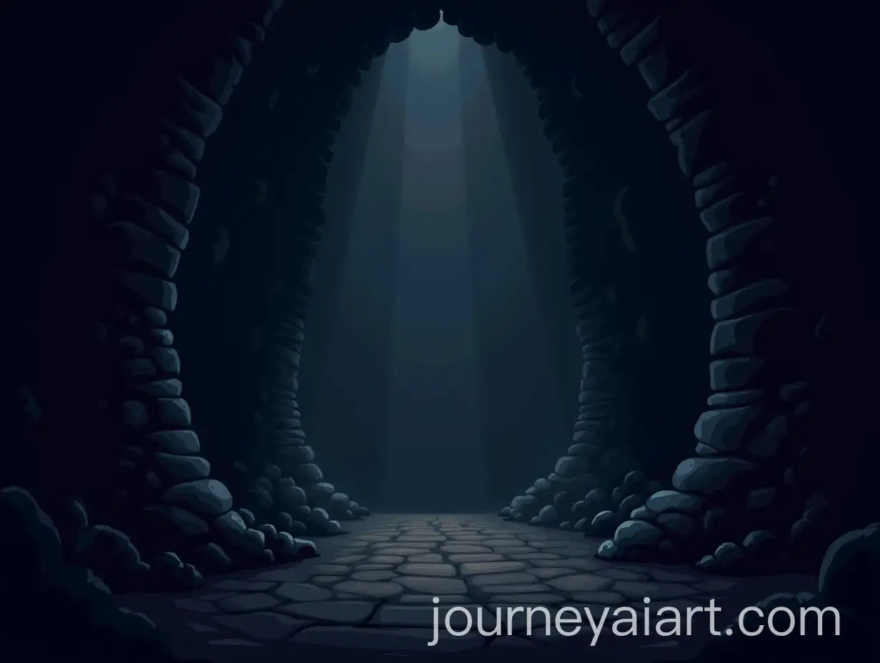 Dark-Fantasy-Dungeon-Menu-Background-Screen-in-Pixel-Art-Style