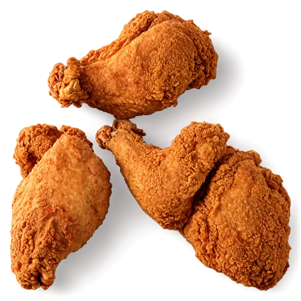 Crispy-Fried-Chicken-PNG-Delicious-Food-Concept-Illustration