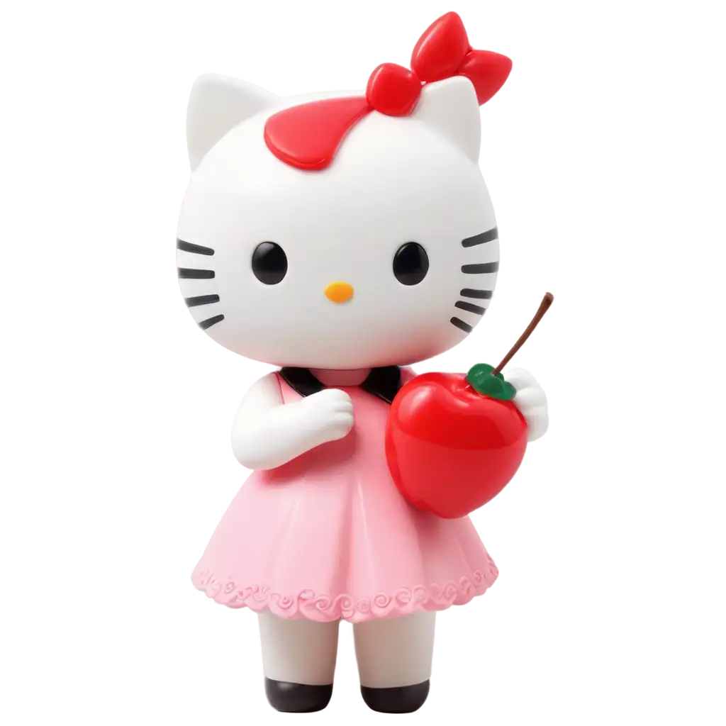 Hello-Kitty-3D-Style-PNG-Image-Eating-Cherries-Stunning-Digital-Artwork