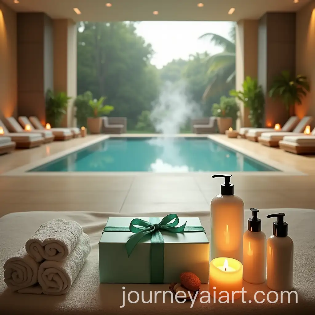 Serene-Spa-Retreat-with-MintColored-Gift-Box