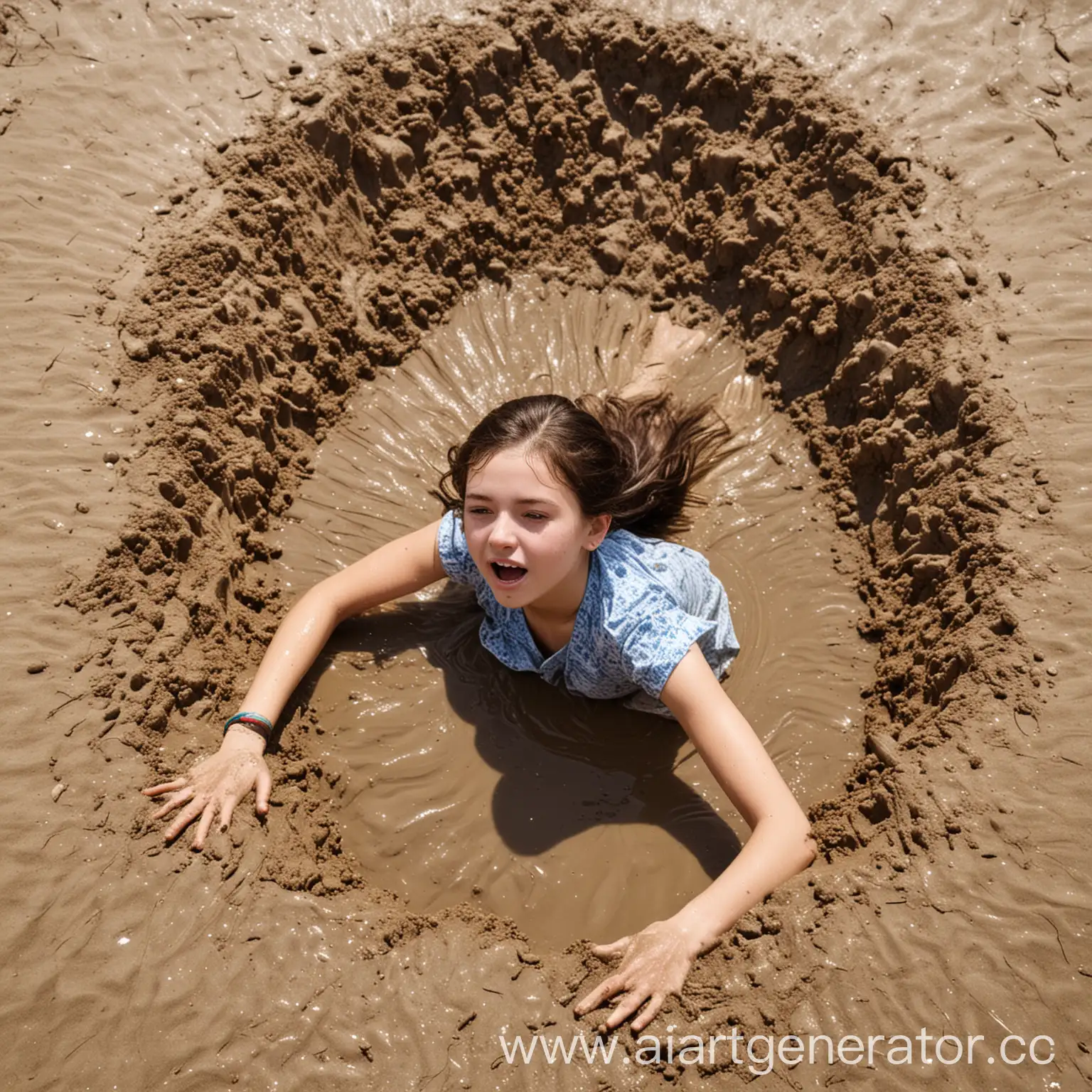 Young-Girl-Sinking-in-Quicksand-Rescue-Scene