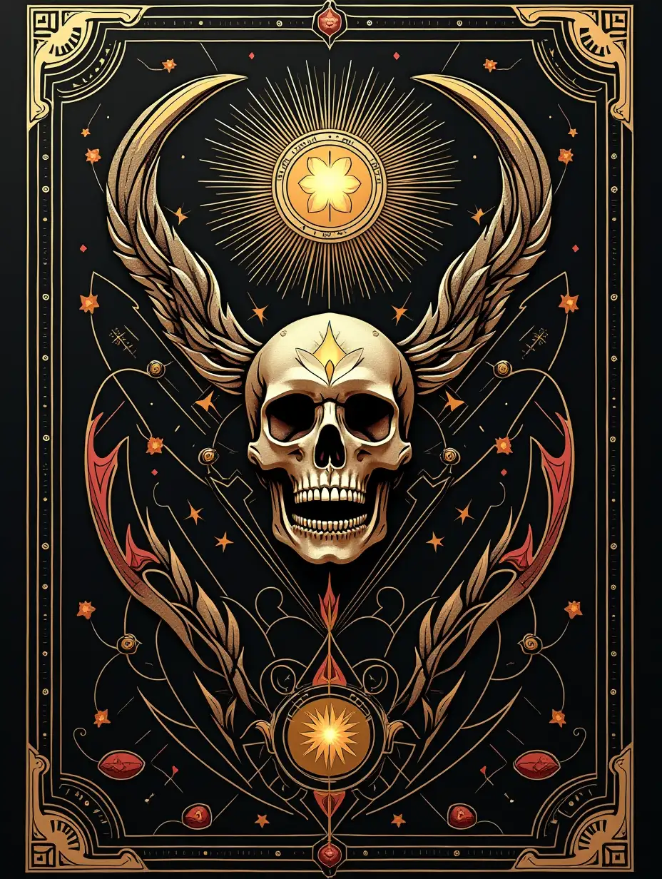 Book Cover with Alchemical Motifs and Deadly Codes