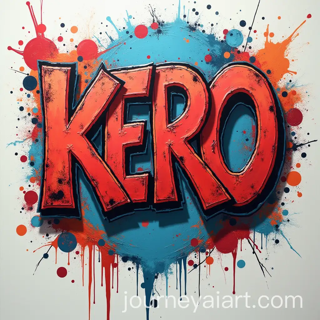 Graffiti-Art-Inscription-KERO-in-Urban-Style