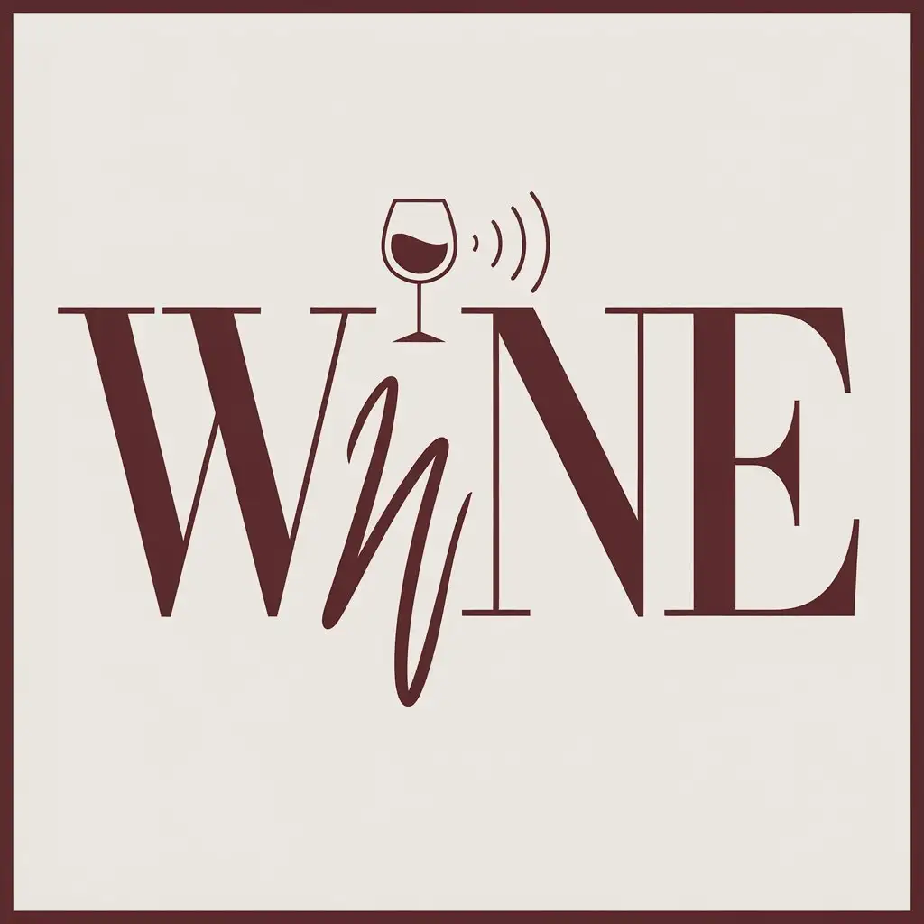 Minimalist-Podcast-Logo-with-Wine-and-Whine-Concept