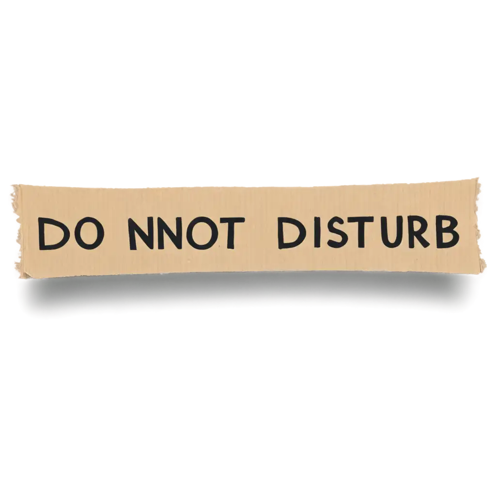 Do not disturb