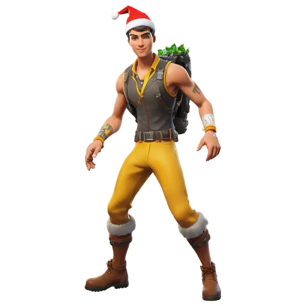 Fortnite-Character-Inspired-Gaming-PC-Christmas-Edition-HighQuality-PNG-for-Ultimate-Gaming-Decor