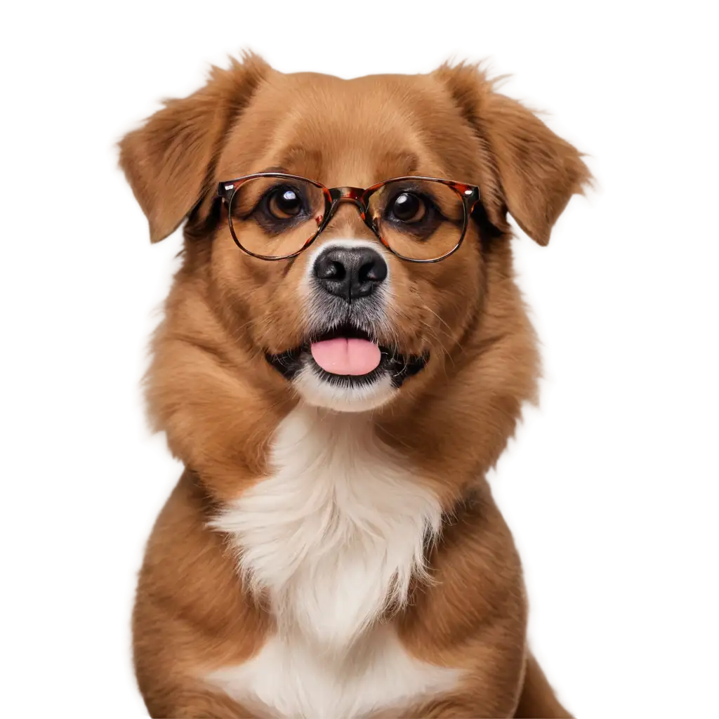 Charming-Dog-with-Glasses-PNG-Perfect-for-All-Your-Creative-Projects