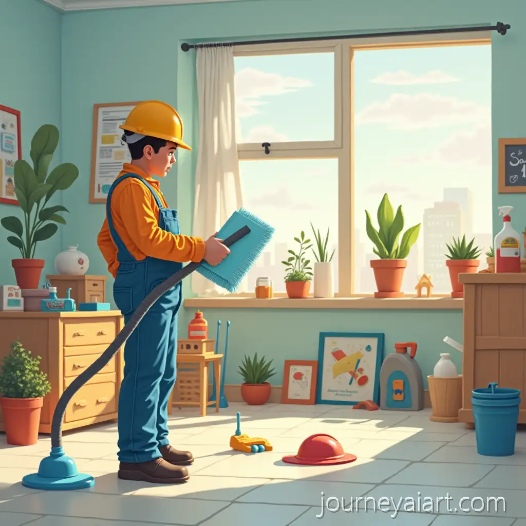 Tiny-Workers-Cleaning-a-Large-Picture-in-a-Bright-Studio