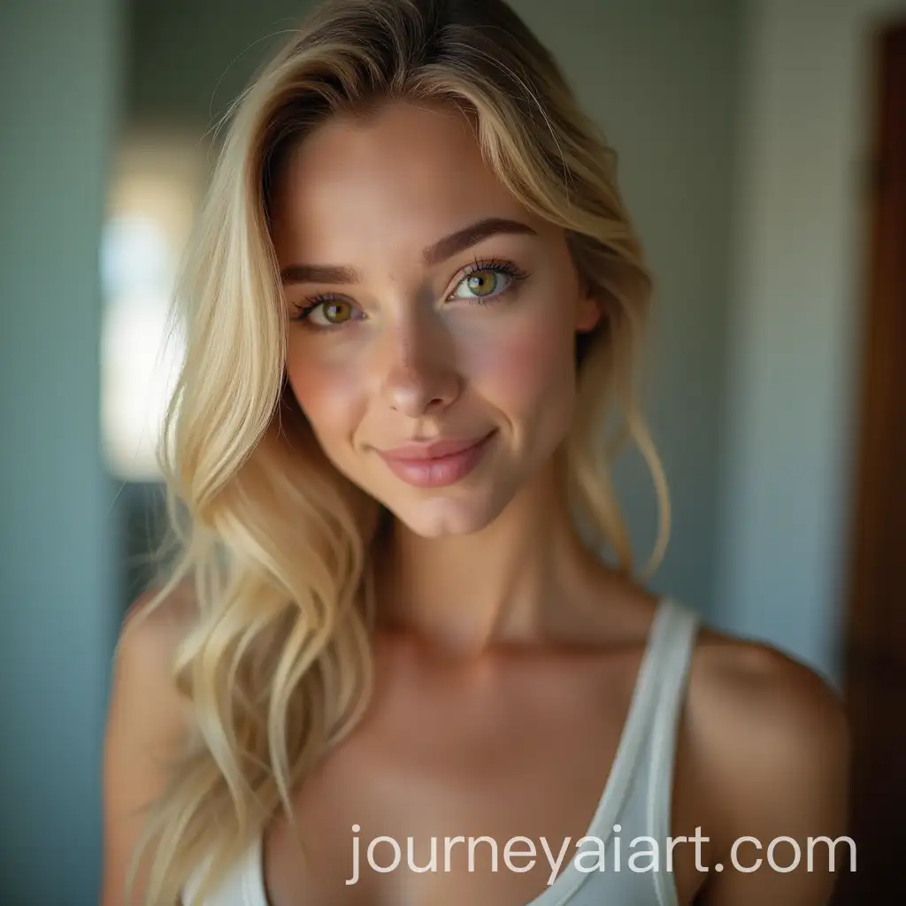 RussianItalian-Girl-with-Colored-Eyes-and-Blonde-Hair-Before-Sleeping-in-Bathrooms