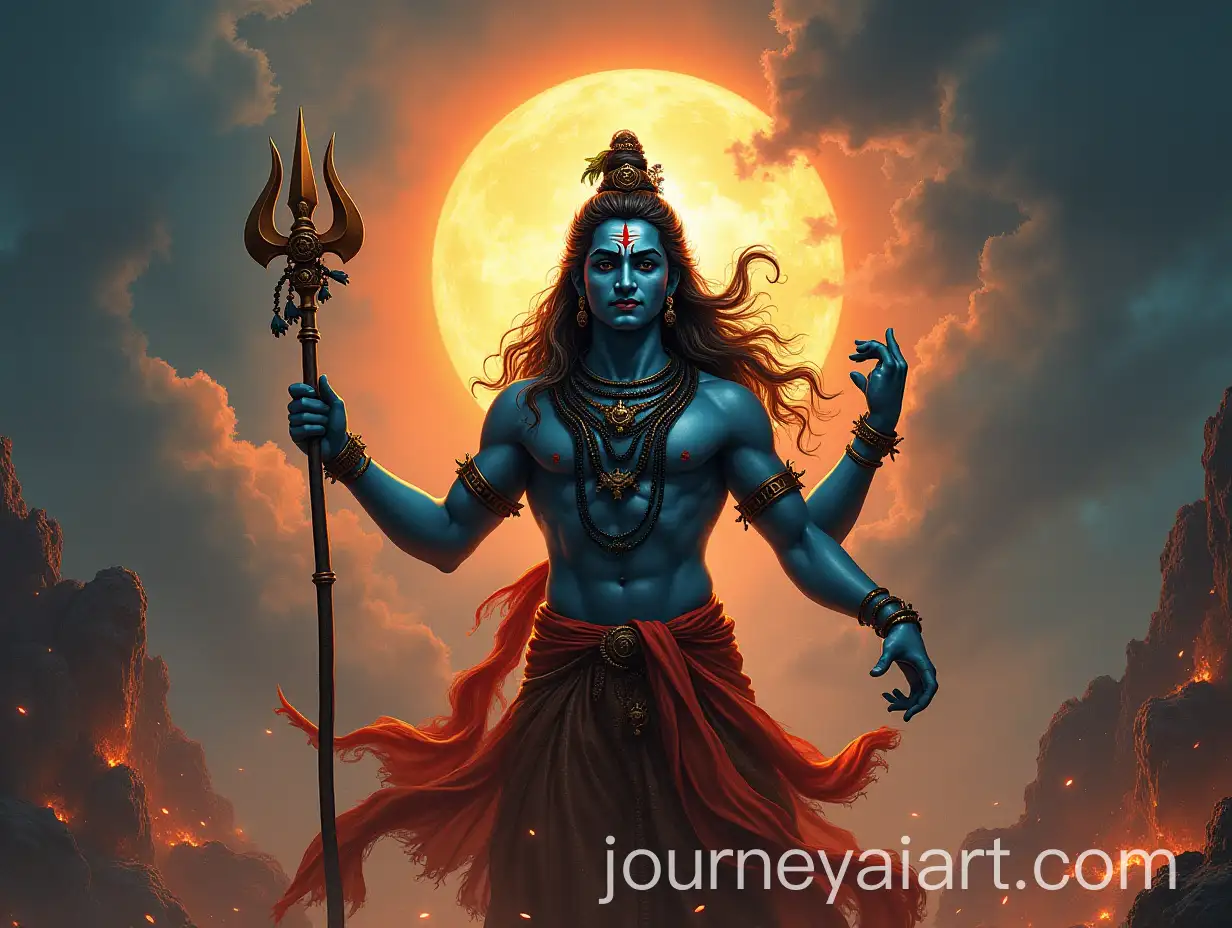 Lord-Shiva-in-Rudra-Roopa-Divine-Form-of-the-Destroyer