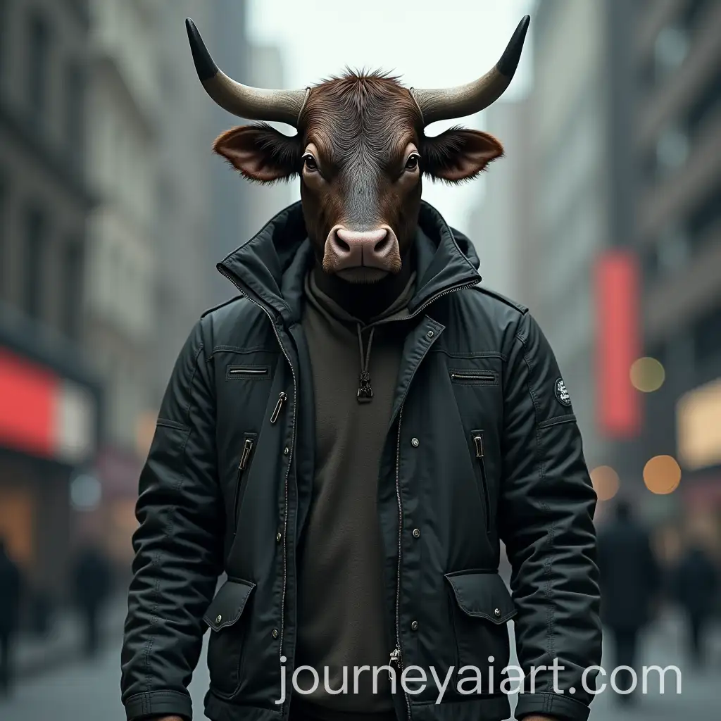 BullHeaded-Human-in-Modern-Urban-Setting