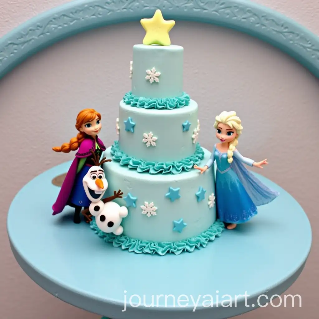 Children-Frosting-Cupcakes-for-Frozen-Themed-Birthday-Party