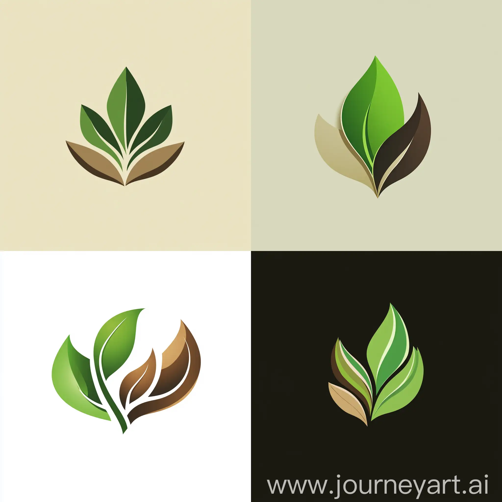 EcoFriendly-Paper-Products-Manufacturing-Logo-Design-in-Green-and-Brown