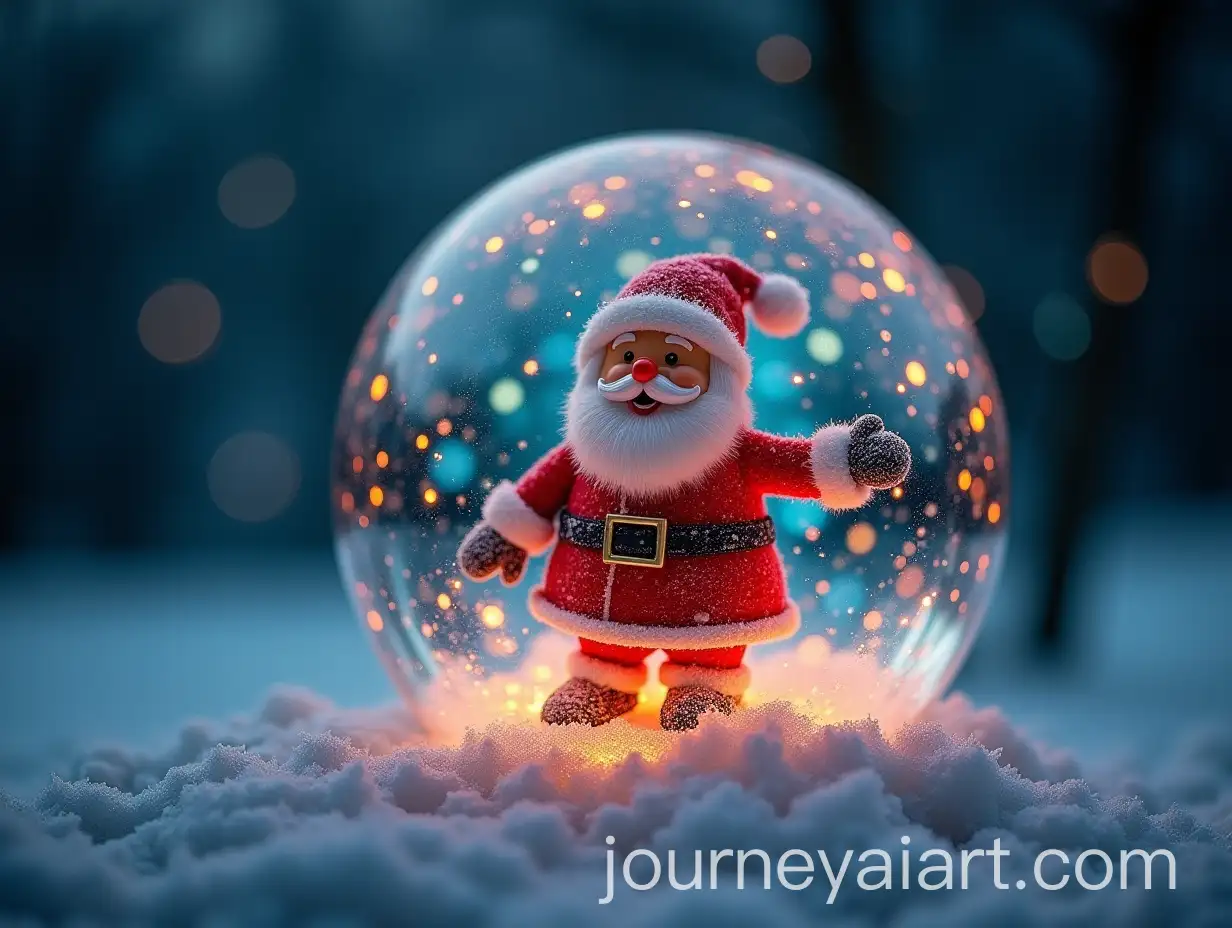 Frosty-Santa-Claus-in-a-Colorful-Snow-Globe