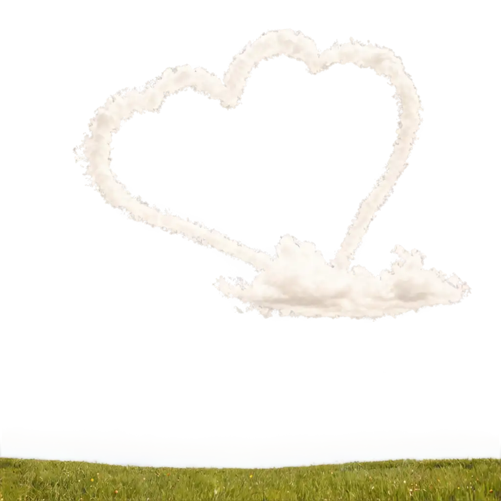 HeartShaped-Cloud-Formation-PNG-A-Serene-Meadow-Delight