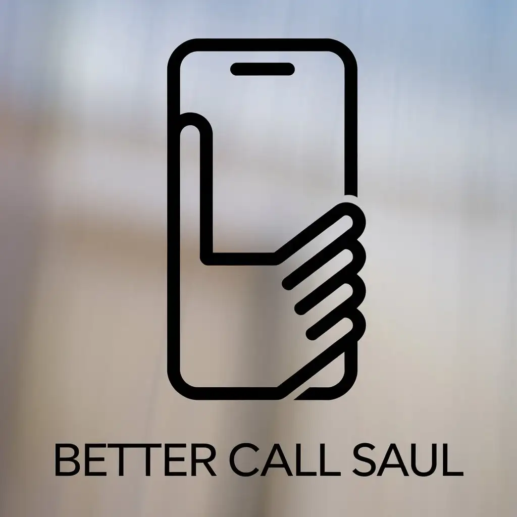 LOGO Design For Better Call Bil Minimalistic Vector Logo Inspired by Better Call Saul