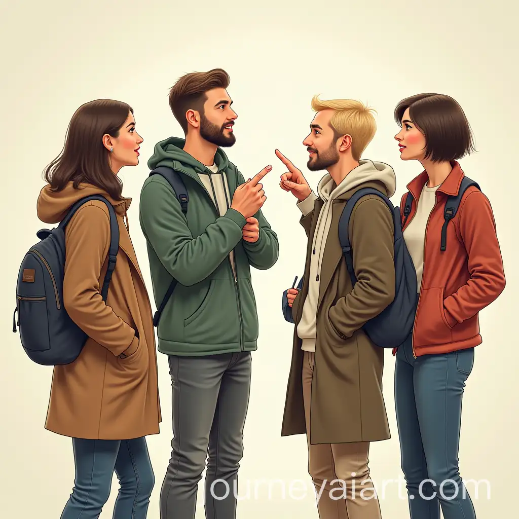 Group-of-People-Gossiping-and-Pointing-in-Amazement