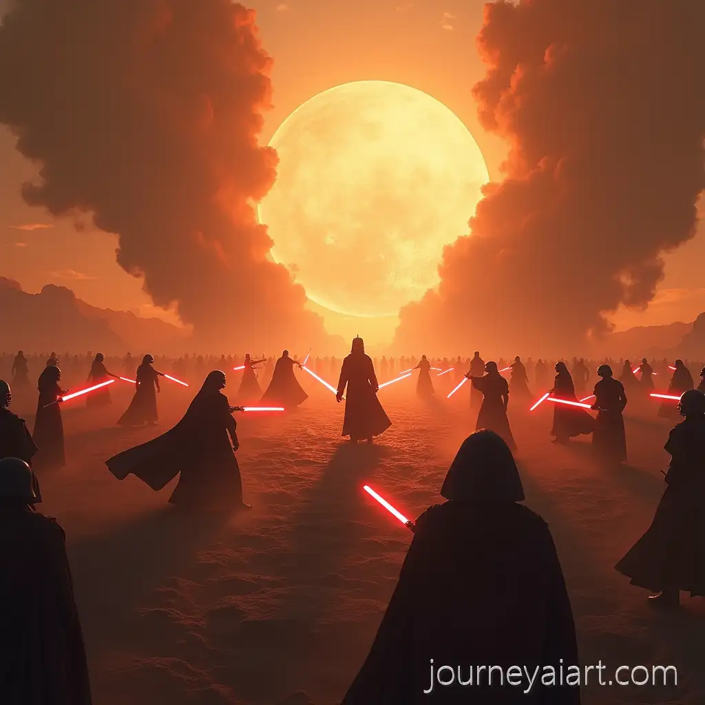 Epic-Lightsaber-Battle-on-the-WarTBattlefield-of-Jedi-and-Sithorn-Planet-Ruusan-with-Jedi-and-Sith