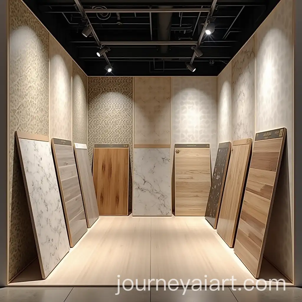 Open-Exhibition-Display-Featuring-WallpaperAI-Image-Prompt-Expansion-Flooring-and-Samples