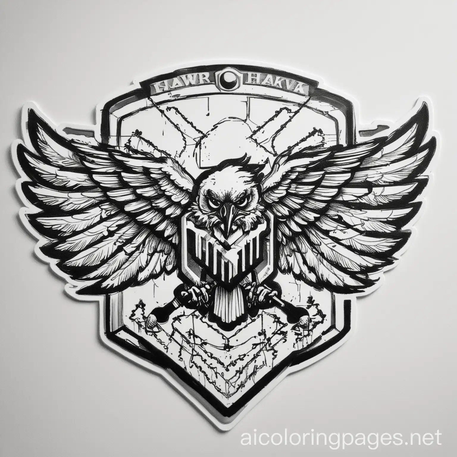 Air-Hockey-Team-Emblem-Coloring-Page-NITRA-HAWKS