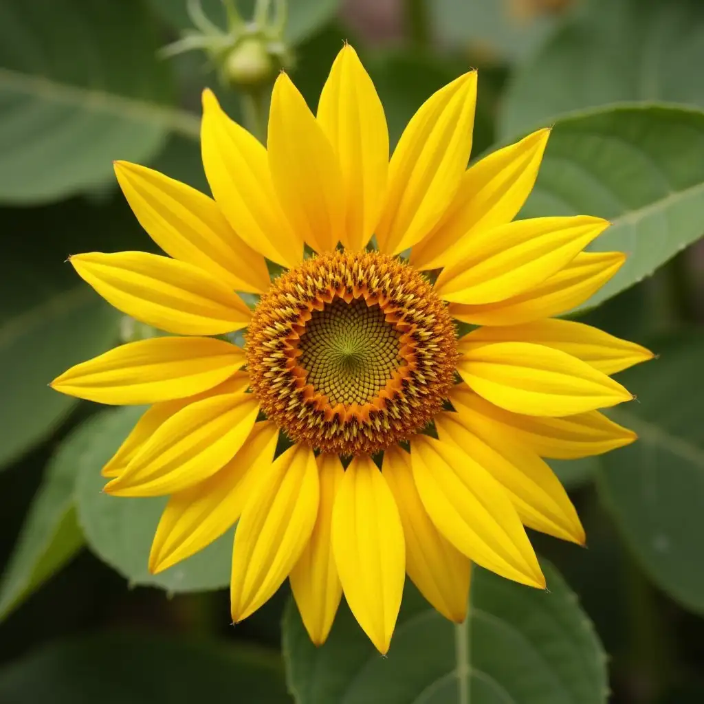 Radiant-Sunflower-Blossom-in-Isolated-Setting