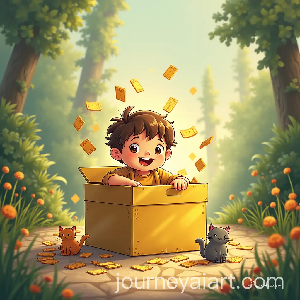 Sammys-Discovery-of-the-GoldenAI-Image-Expansion-Box-and-the-Notebook-of-Names-in-the-City-of-Words