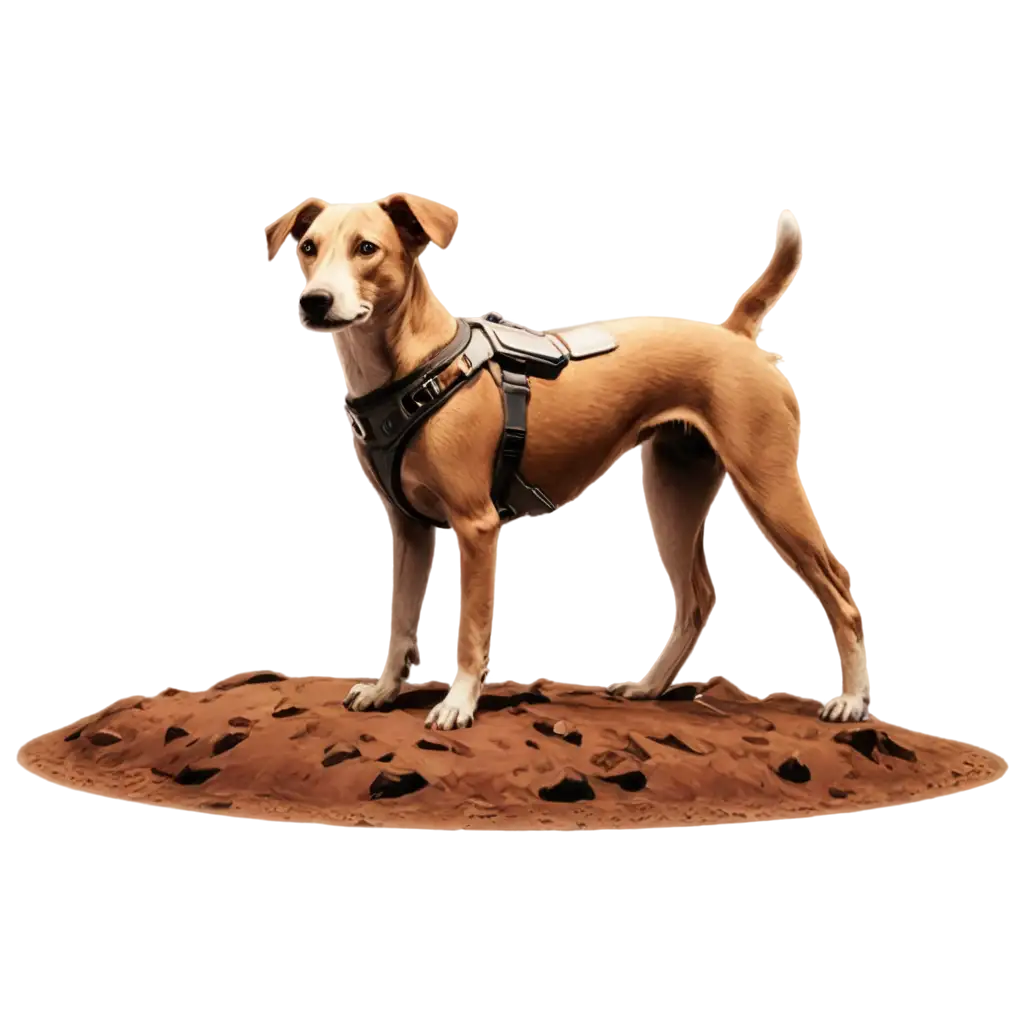 Dog-on-Mars-PNG-Image-HighQuality-SpaceThemed-Art-for-Digital-Creations