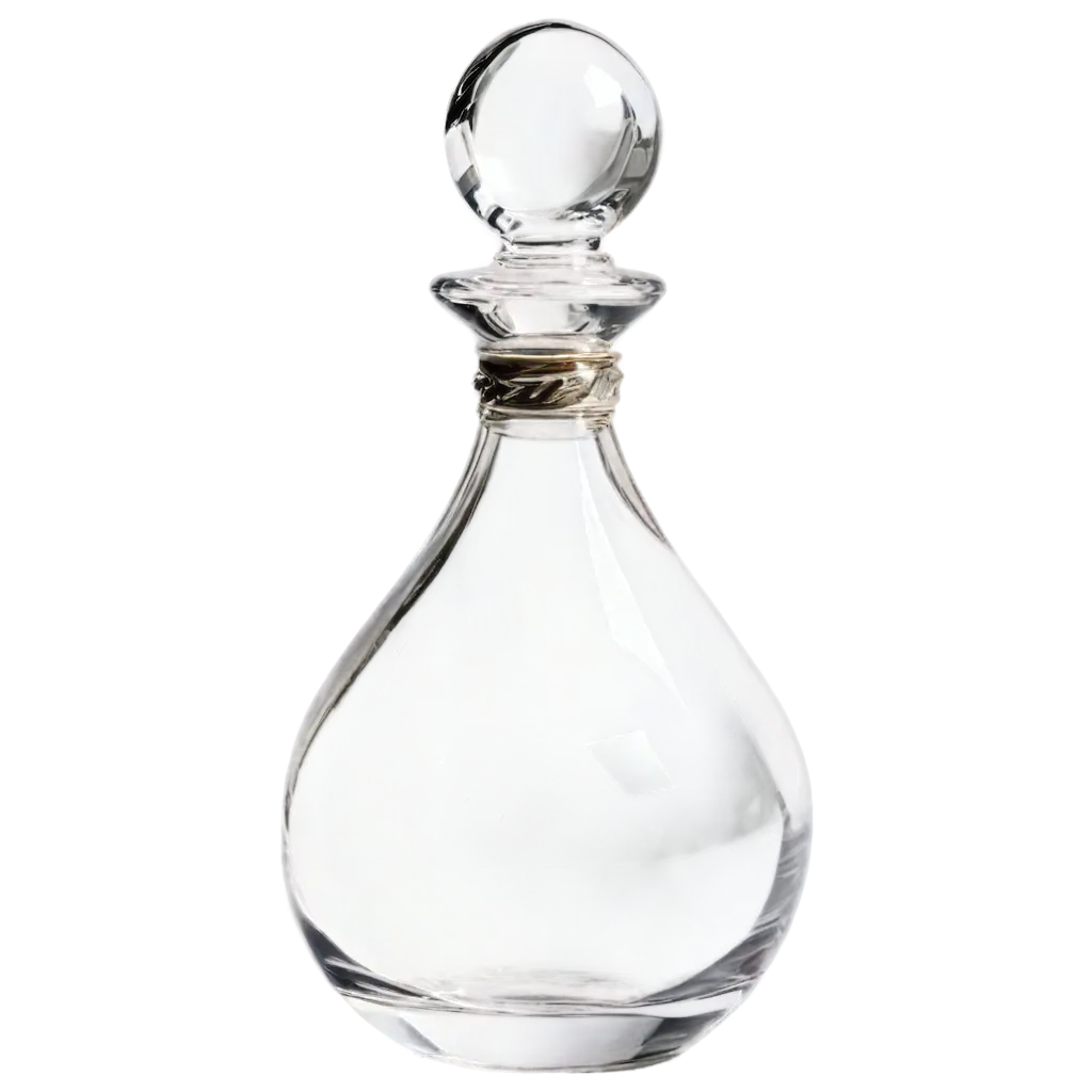 Upscale-Thick-Glass-Perfume-Bottle-Shaped-Like-a-Drop-PNG-Image