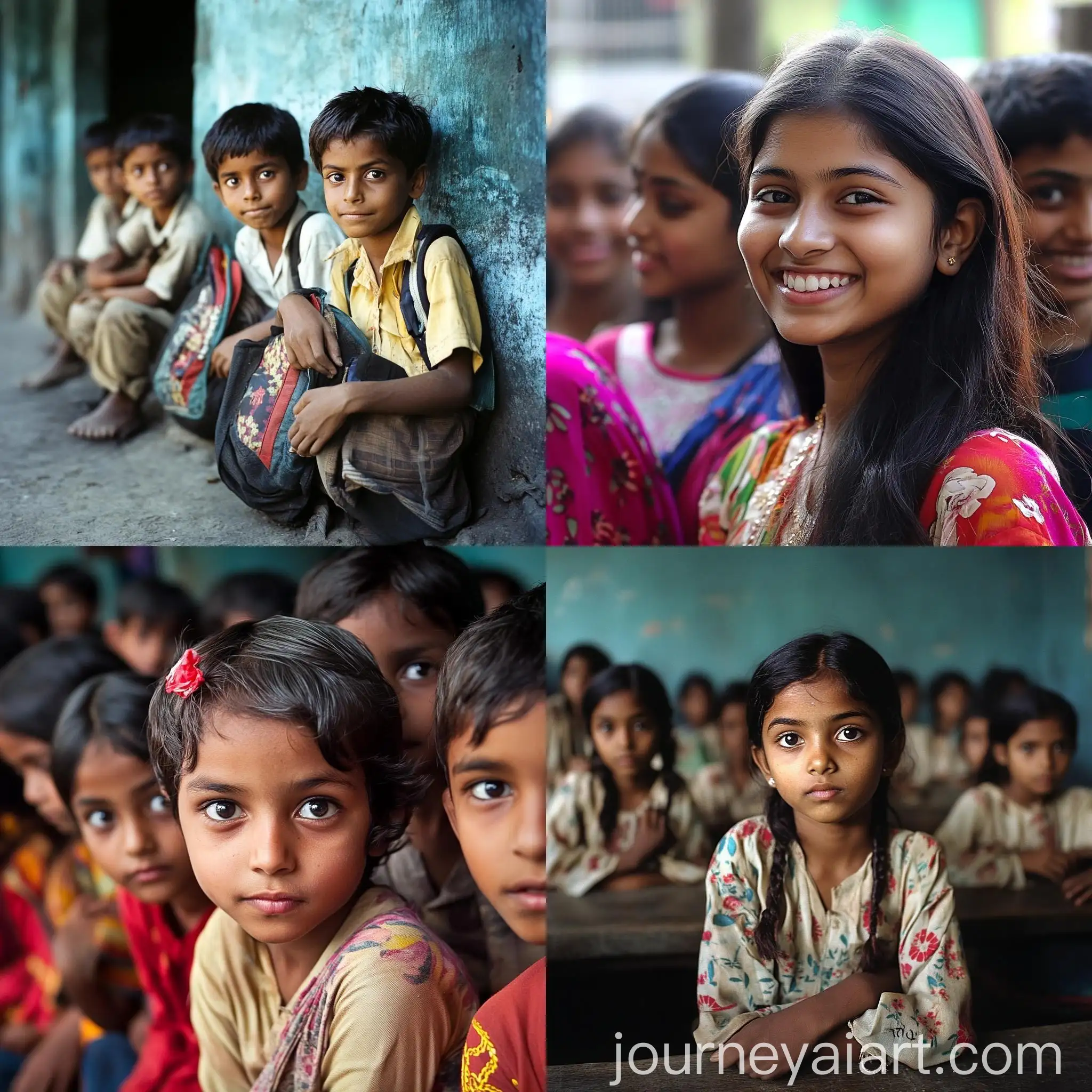 Students-of-Bangladesh-Engaged-in-Learning-Activities