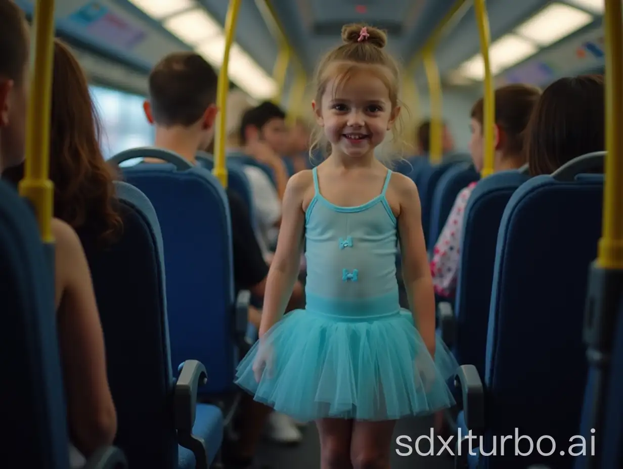 ThreeYearOld-Girl-in-Sheer-Blue-Leotard-on-a-Crowded-Bus