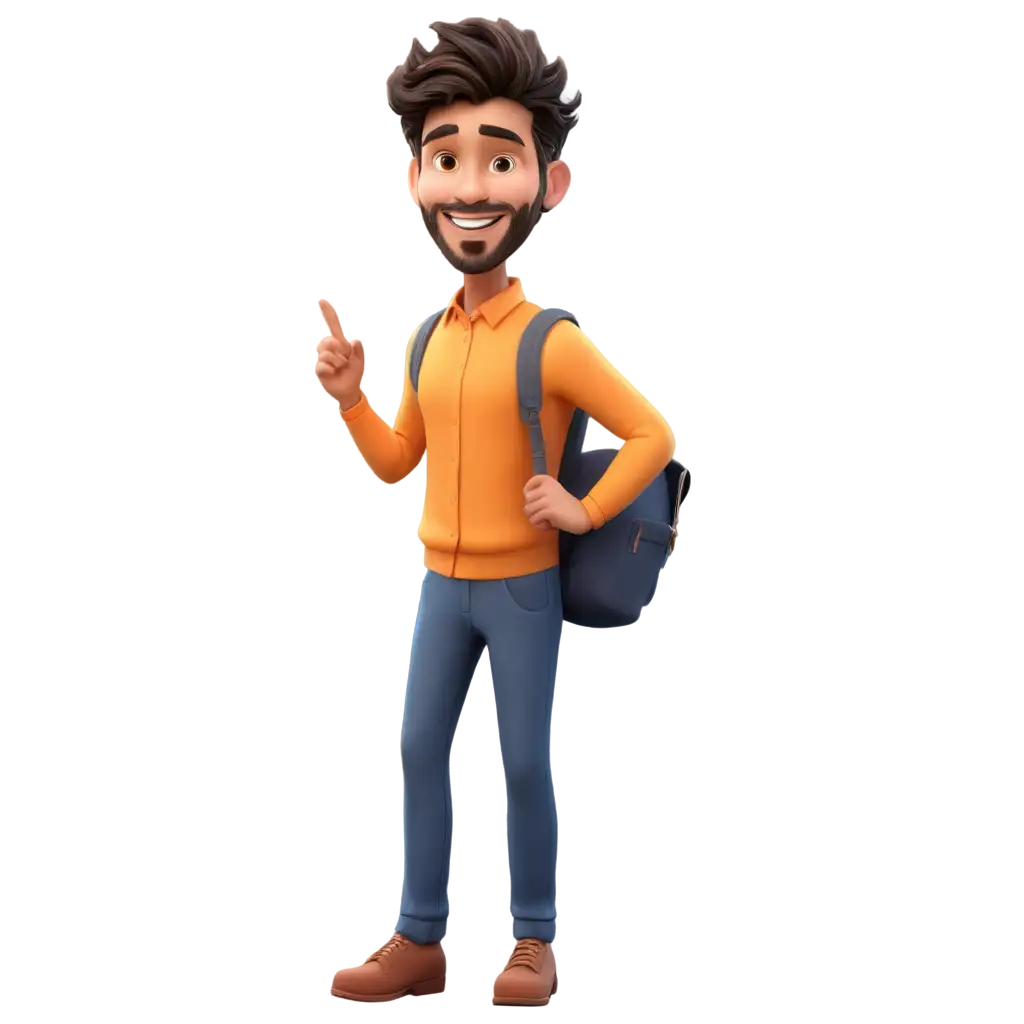 Cartoon-Male-Teacher-Waving-Hand-PNG-Perfect-for-Educational-and-Creative-Visuals