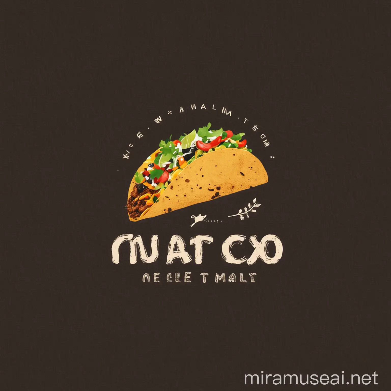 Minimalist Logo Design for Healthy Mexican Taco Restaurant Well To Mex