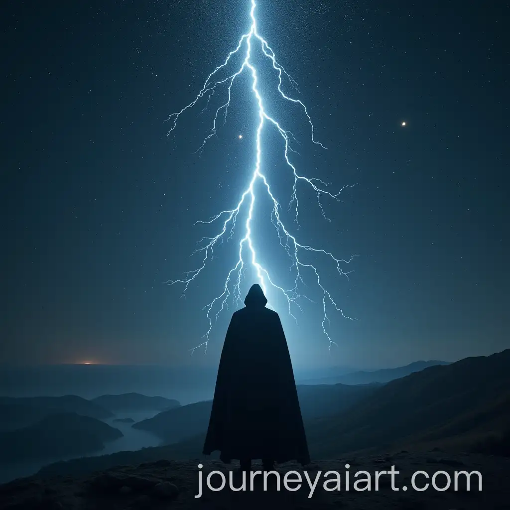 Man-in-Black-Clothing-Standing-Before-Mythical-Rift-Under-Starry-Sky