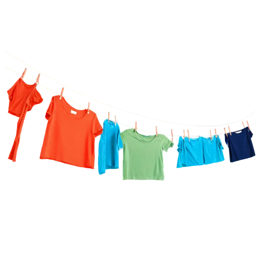 Vibrant-PNG-Image-of-Colorful-Clothes-Hanging-in-Line-for-Fashion-and-Decor