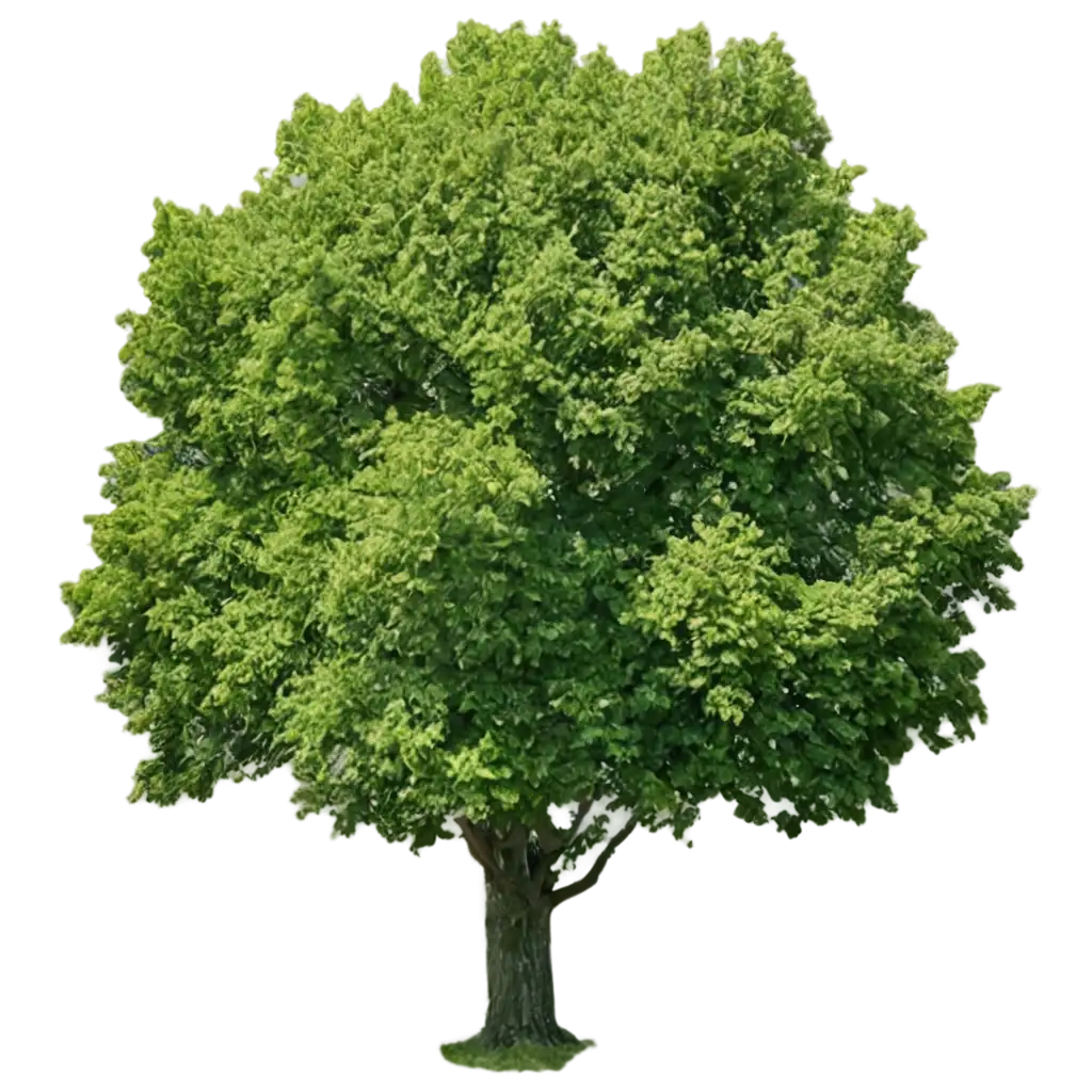 Top-View-PNG-Image-of-a-Tree-Enhancing-Clarity-and-Detail