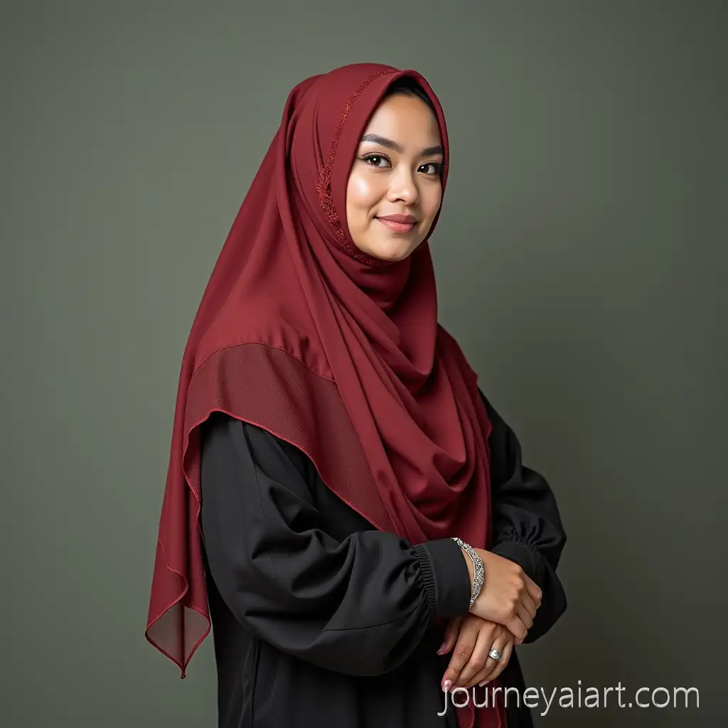Portrait-of-a-Confident-Malay-Woman-in-Hijab-Age-Chesty-Malay-hijab-4141