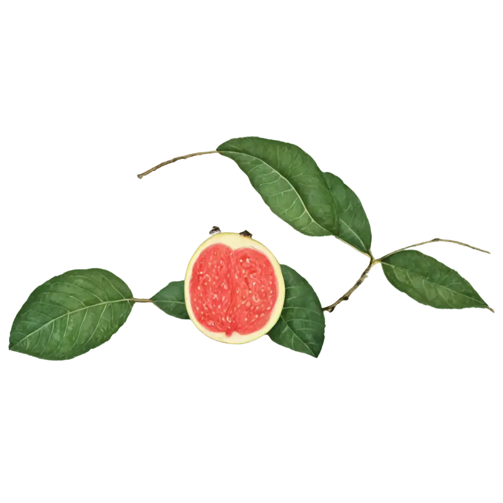 Exquisite-Guava-PNG-Image-Captivating-Fruit-Illustration-for-Digital-Projects