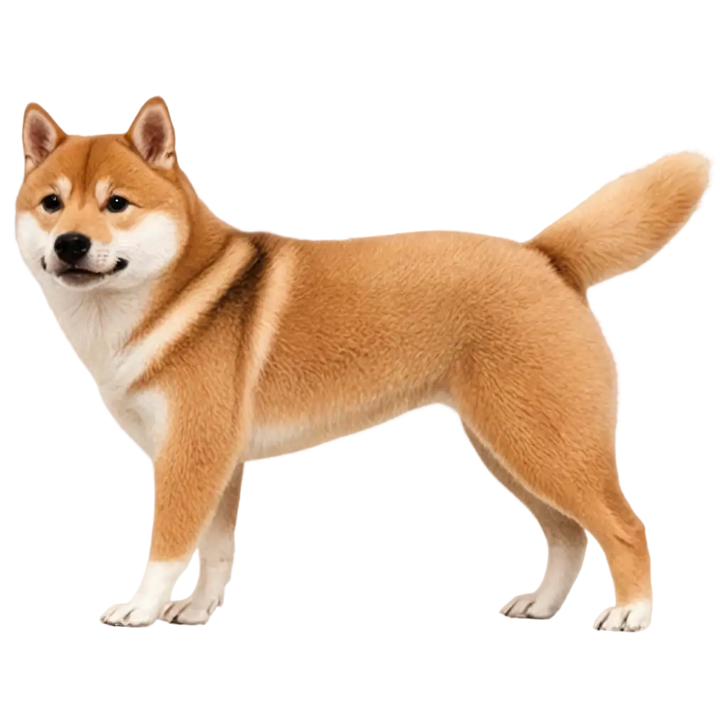 Shiba dog realistic