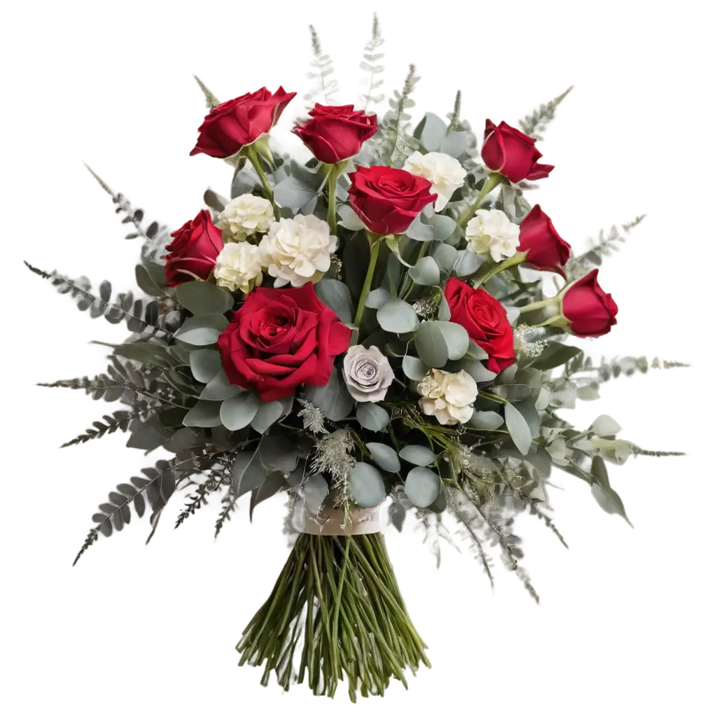 Luxurious-Christmas-Bouquet-PNG-Elegant-Red-Roses-Hydrangeas-Eucalyptus-for-Holiday-Celebrations