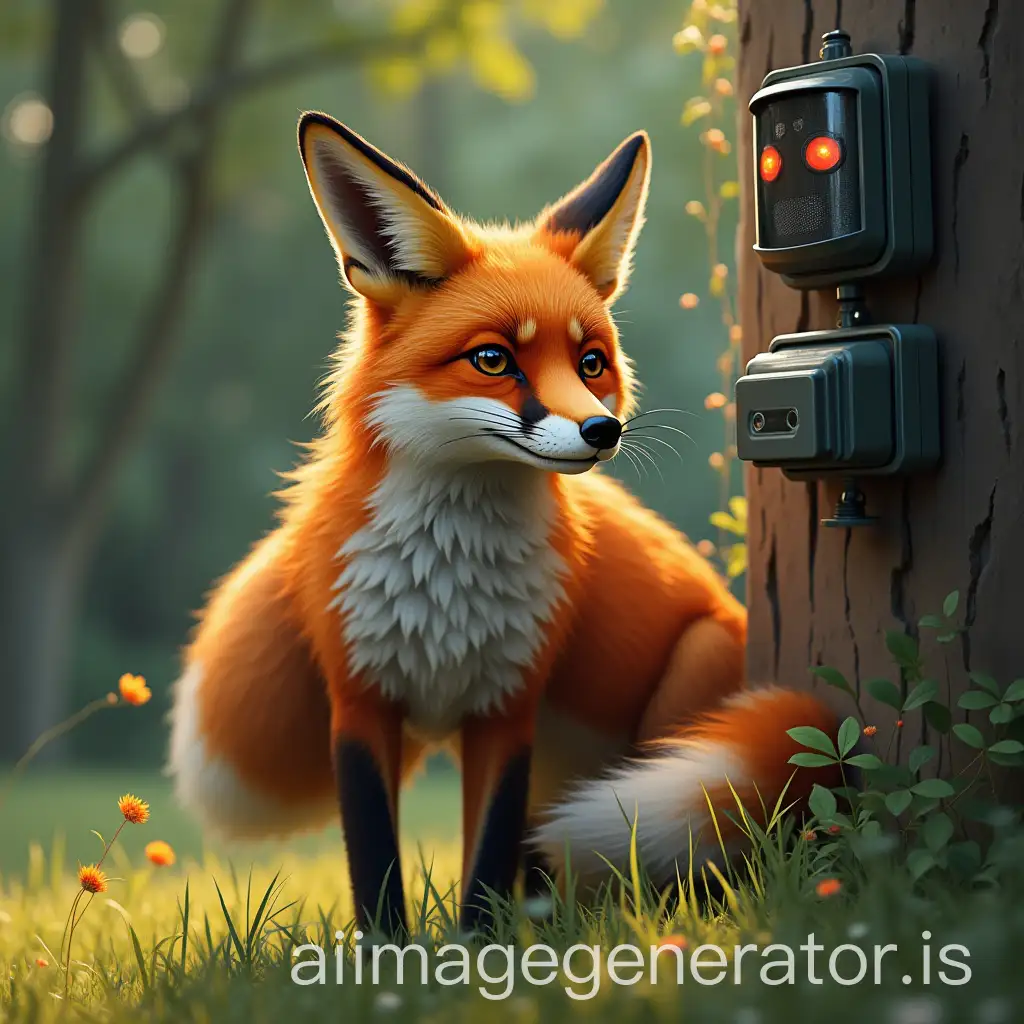 Fox-Exploring-the-Outdoors-with-Motion-Detectors