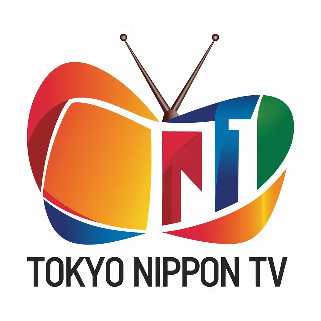 LOGO Design for Tokyo Nippon TV Modern Vector Logo with a Focus on Japanese Television Channel