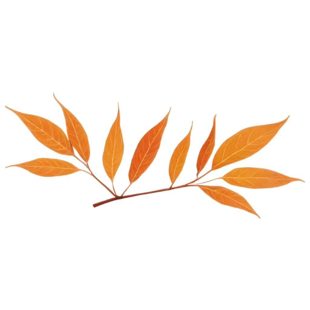 Captivating-Autumn-Leaves-in-Minimalism-Style-HighQuality-PNG-Image