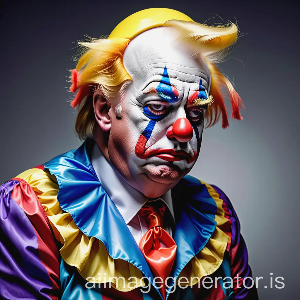 Trump-as-a-Sad-Clown-Being-Ridiculed-Without-Background