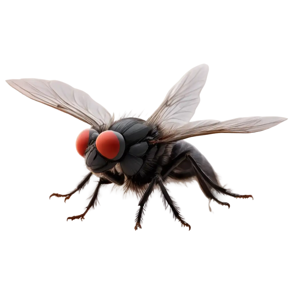 Cartoon-yet-Realistic-Flying-House-Fly-PNG-Image-Perfect-for-HighQuality-Designs