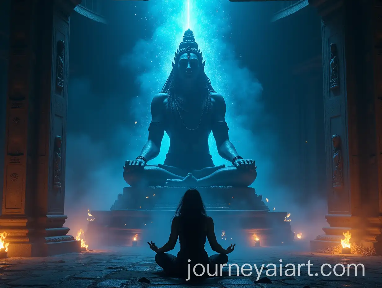 Ravana-in-Deep-Meditation-Before-Radiant-Shiva-Lingam-in-Mystical-Temple
