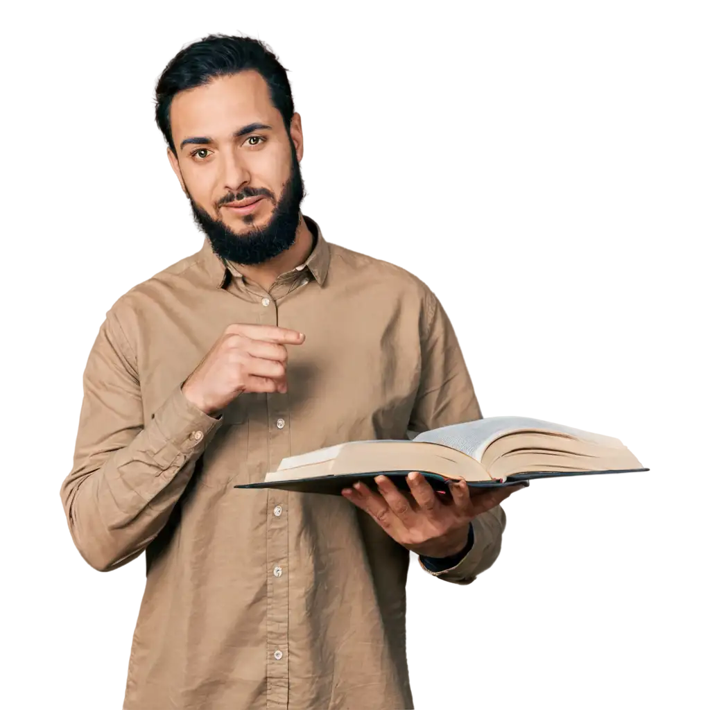 Muslim-Holding-the-Quran-Open-PNG-Image-HighQuality-and-Versatile-Visual-for-Your-Projects