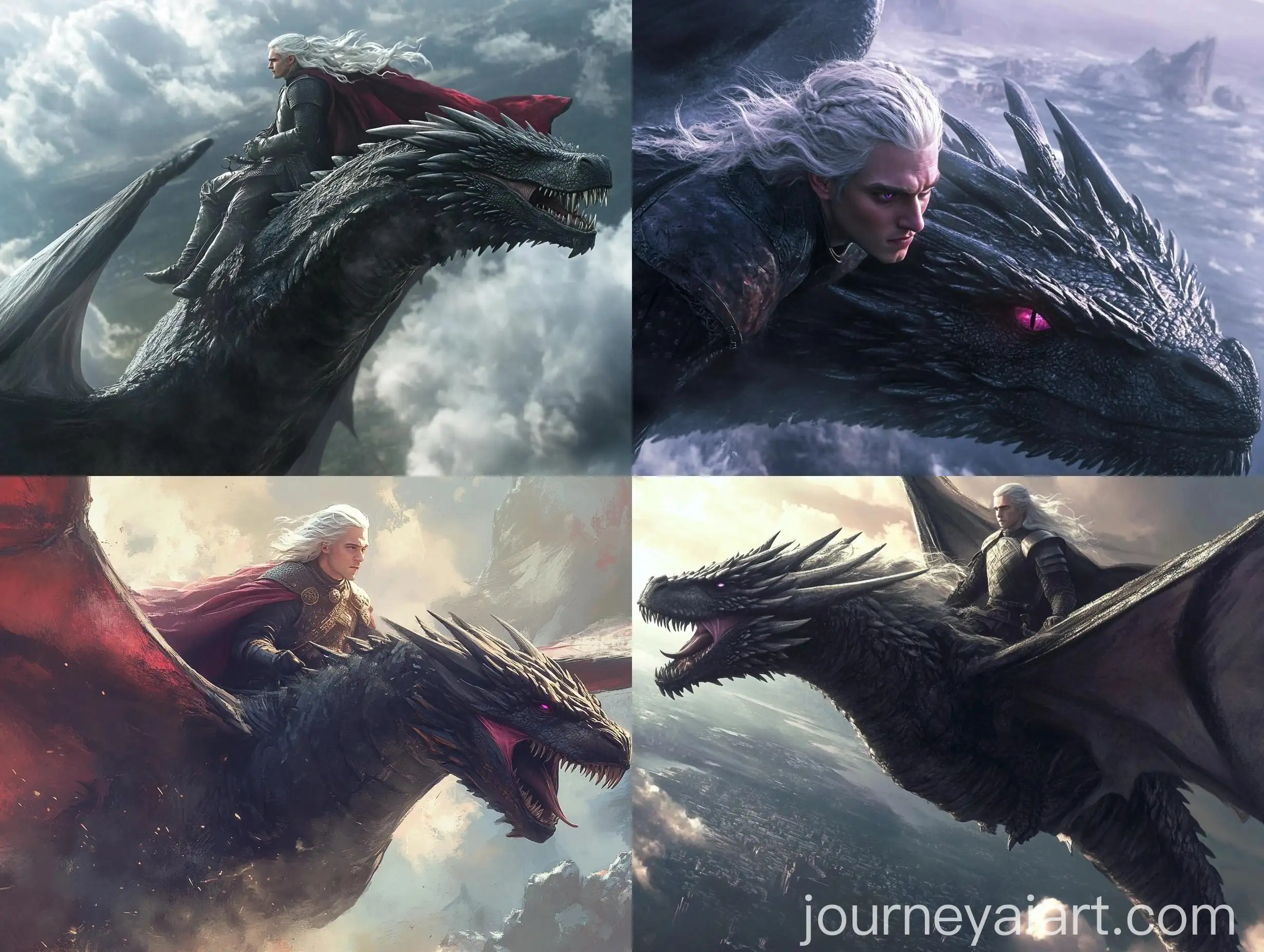 Henry-Cavill-as-Aegon-Targaryen-Riding-Balerion-in-Fantasy-Sky