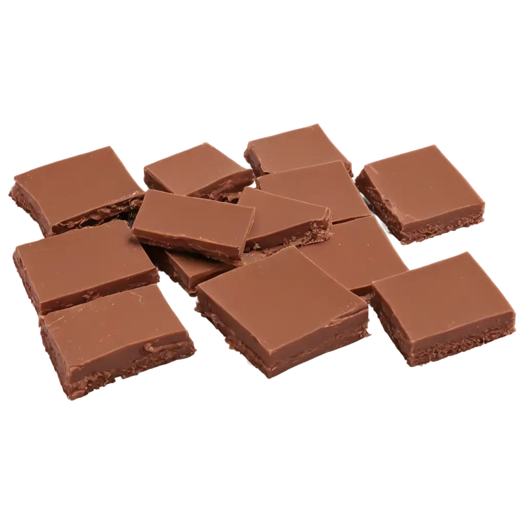 HighResolution-PNG-of-Rich-Milk-Chocolate-Squares-with-Glossy-Texture-and-Smooth-Finish